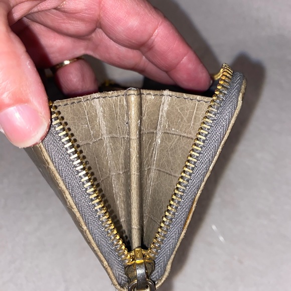 Authentic Miu Miu Long Zippy Crocodile Embossed Wallet - Picture 9 of 15